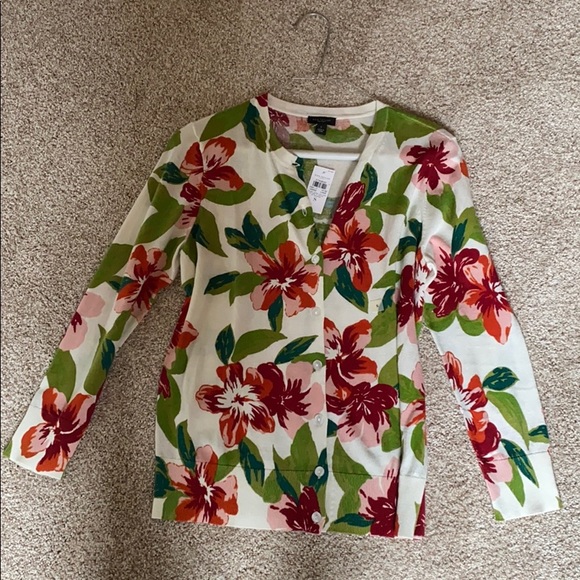 Sweaters - Ann Taylor flower sweater